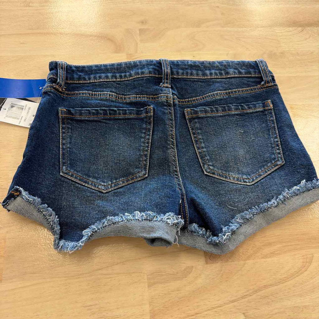 Celebrity pink size 1 Mid-Rise Fringe-Cuff Shorts
