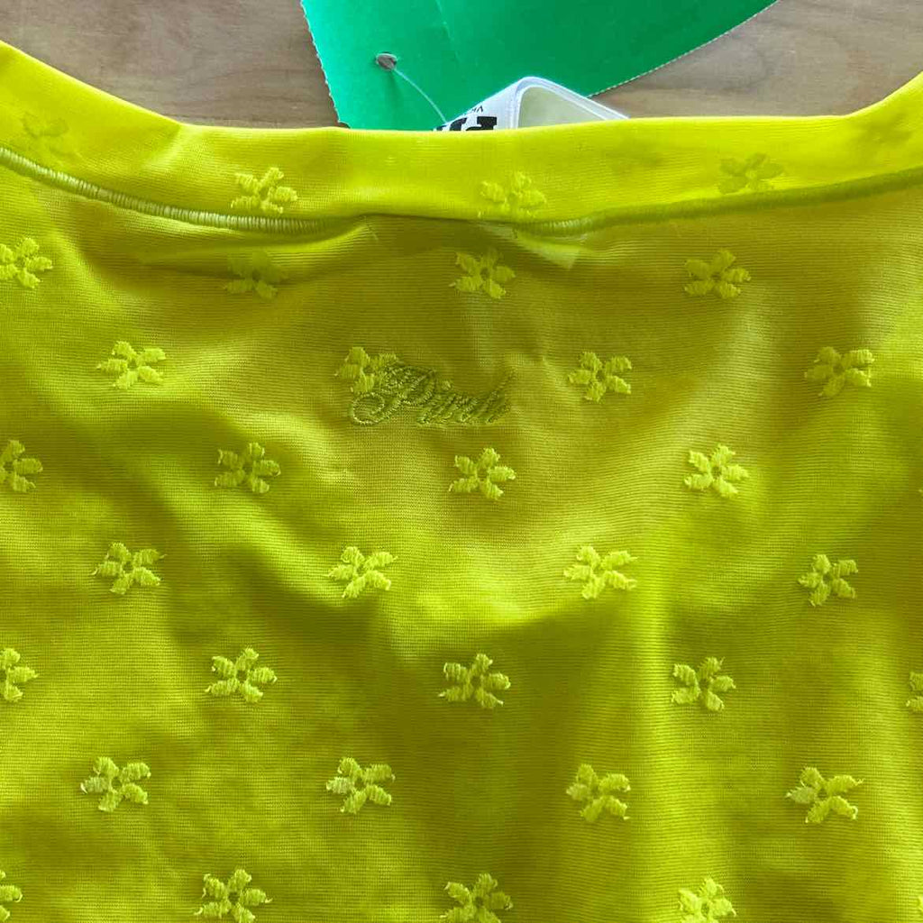 Pink Size M Green Mesh T-Shirt SS