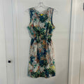 L.A Soul Size S White Green Preloved Dress