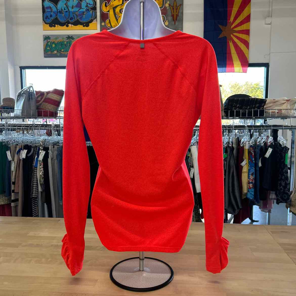 Nike Size M Orange Preloved Athletic Long Sleeve
