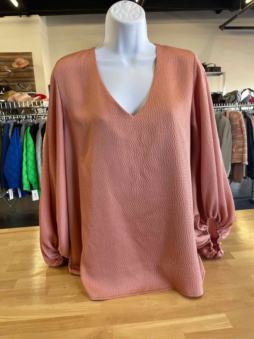 Tyche Size L Pink Blouse