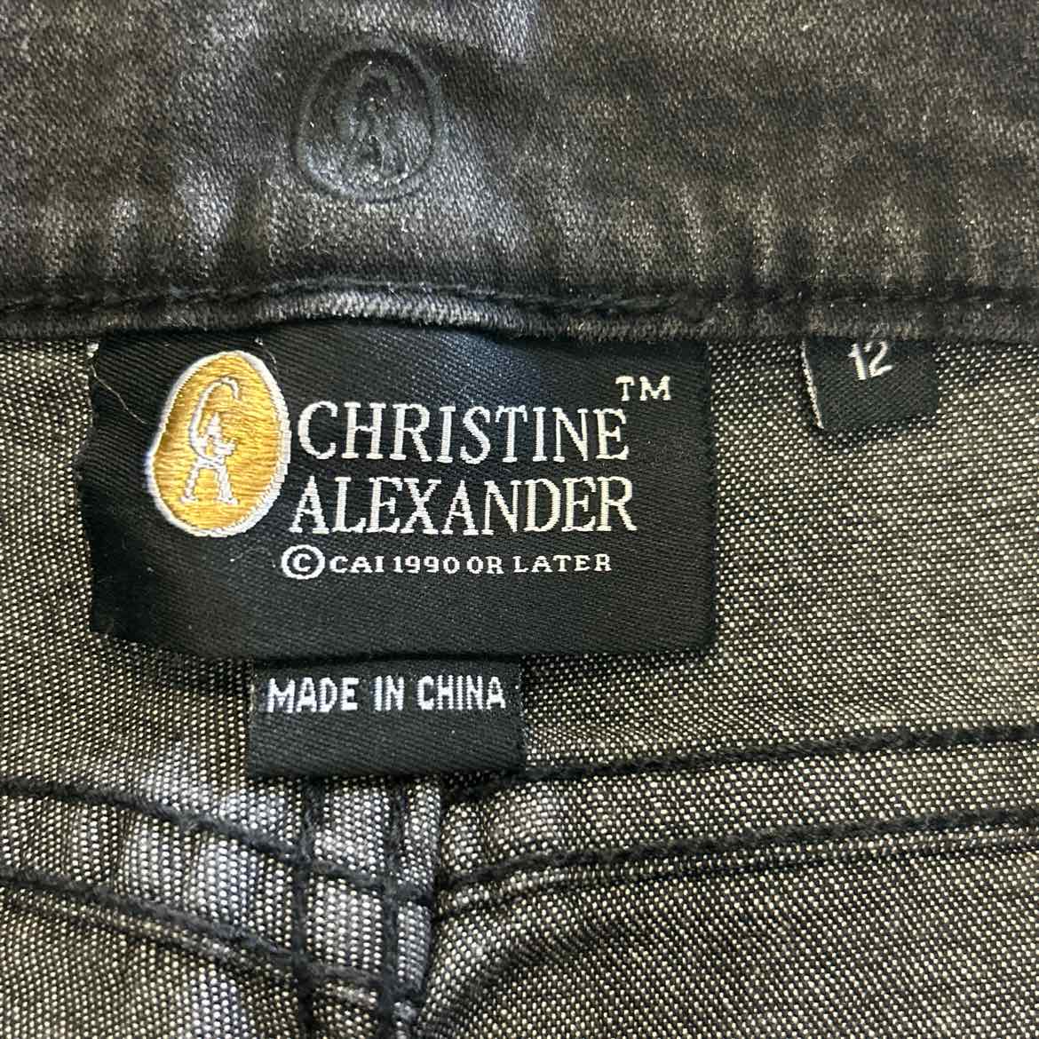 Christine Alexander Size 12 Black Jeans