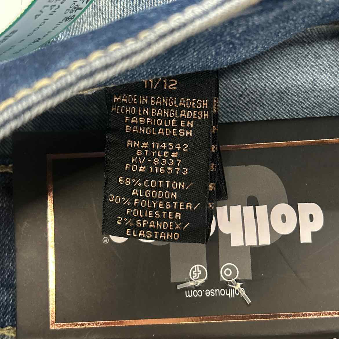 Dollhouse Juniors' Frayed High Rise Denim Bermuda Shorts - Canary Island - 11