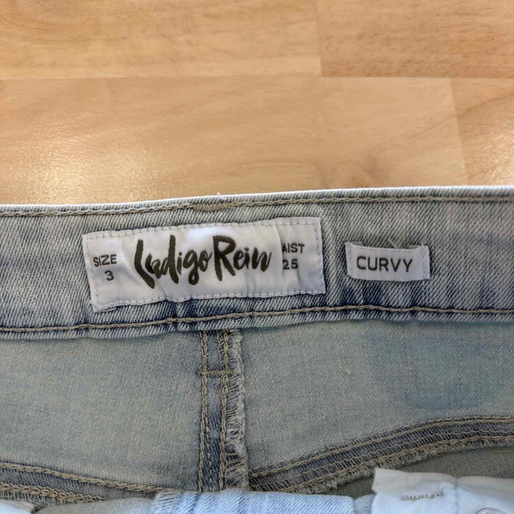 Indigo Rain Women Size 3 Blue New Shorts