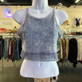 Colsie Size L Blue Preloved Tank