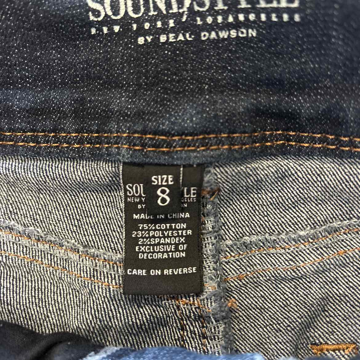 Sound style Women Size 8 Blue Denim Preloved Shorts