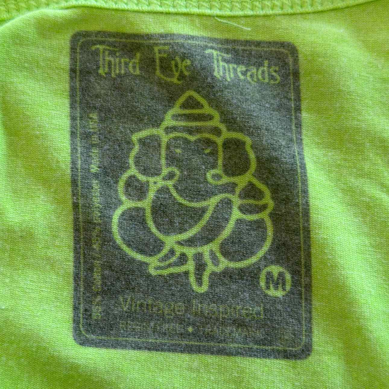 Third Eye Threads Size M Green Preloved Tank