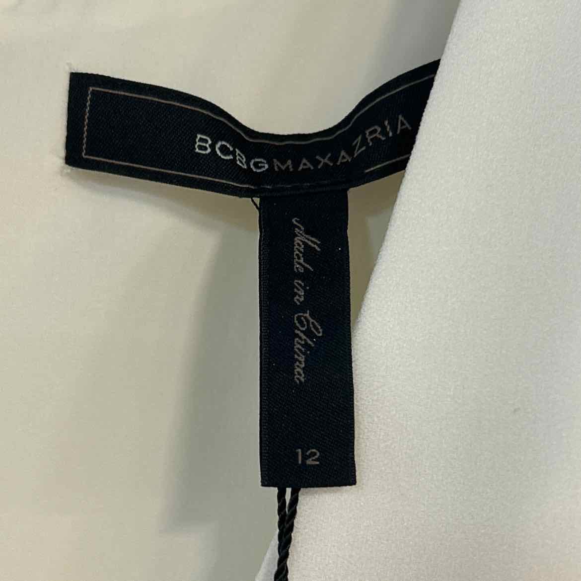BCBG Size 12 White Preloved Dress