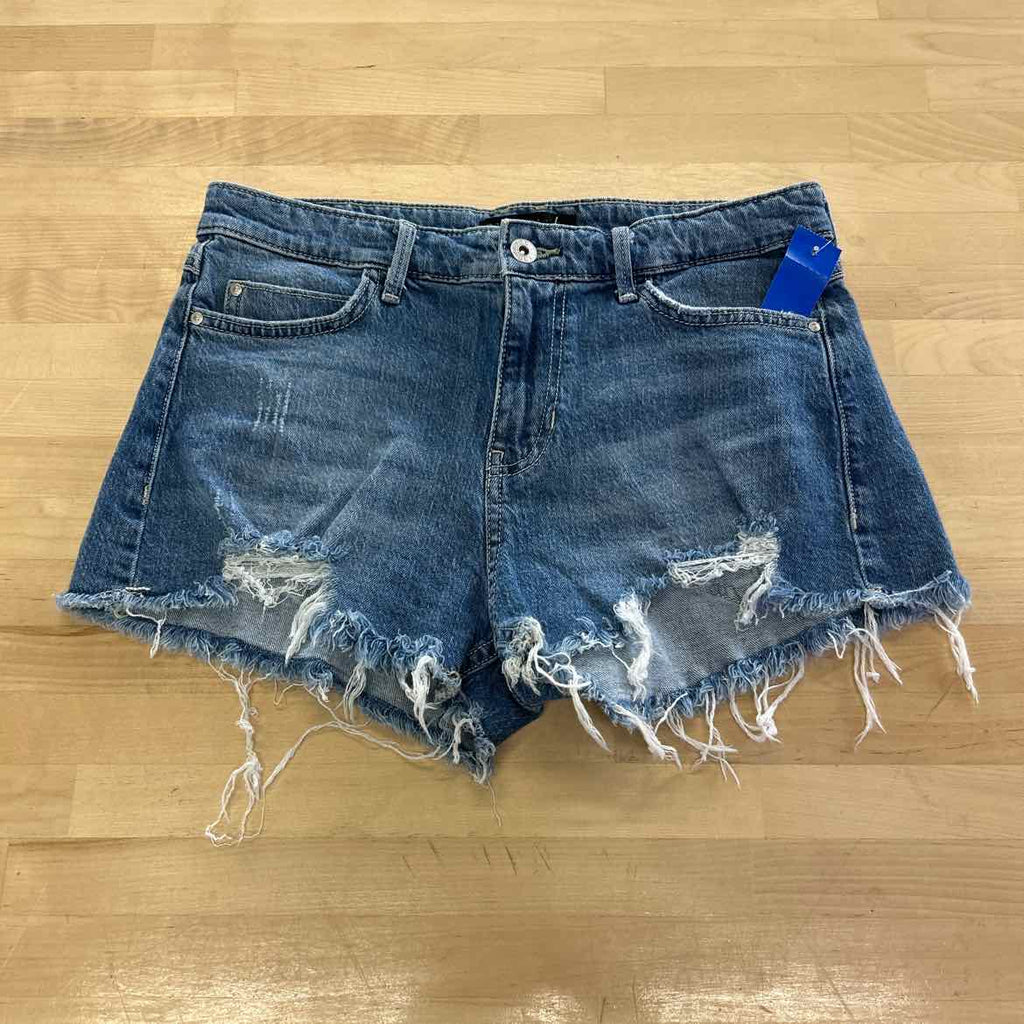 Guess Women Size 29 Blue Denim Preloved Shorts