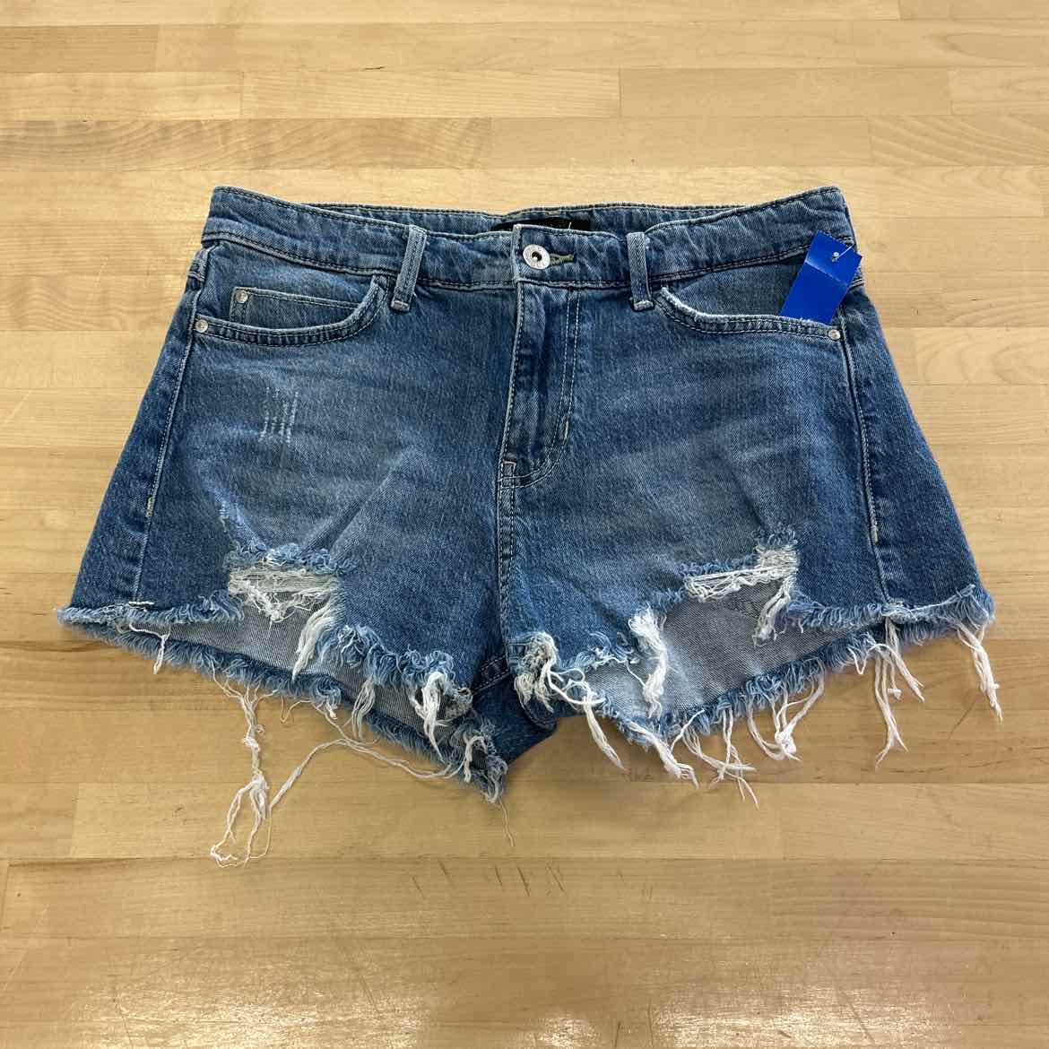 Guess Women Size 29 Blue Denim Preloved Shorts