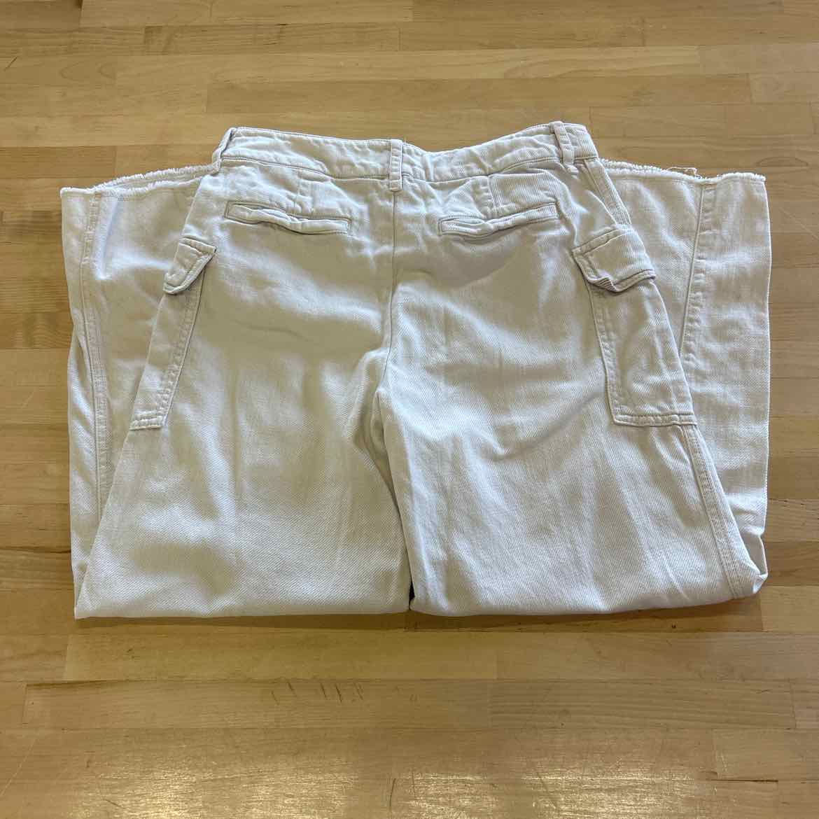 Anthropologie Size 4 Beige Preloved Pants