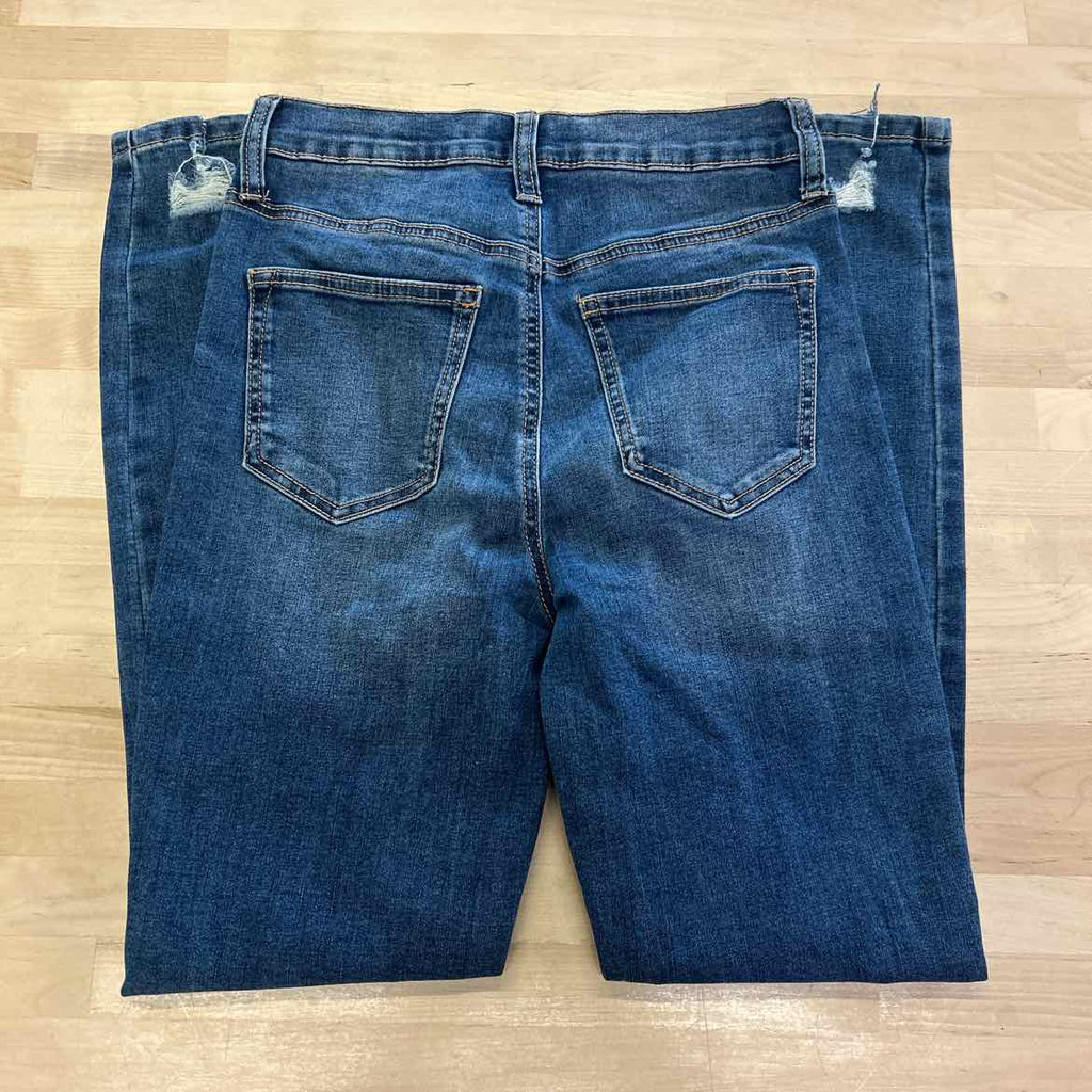 Celebrity Pink Juniors' High Rise Distressed Skinny Ankle Jeans - Time Travel
