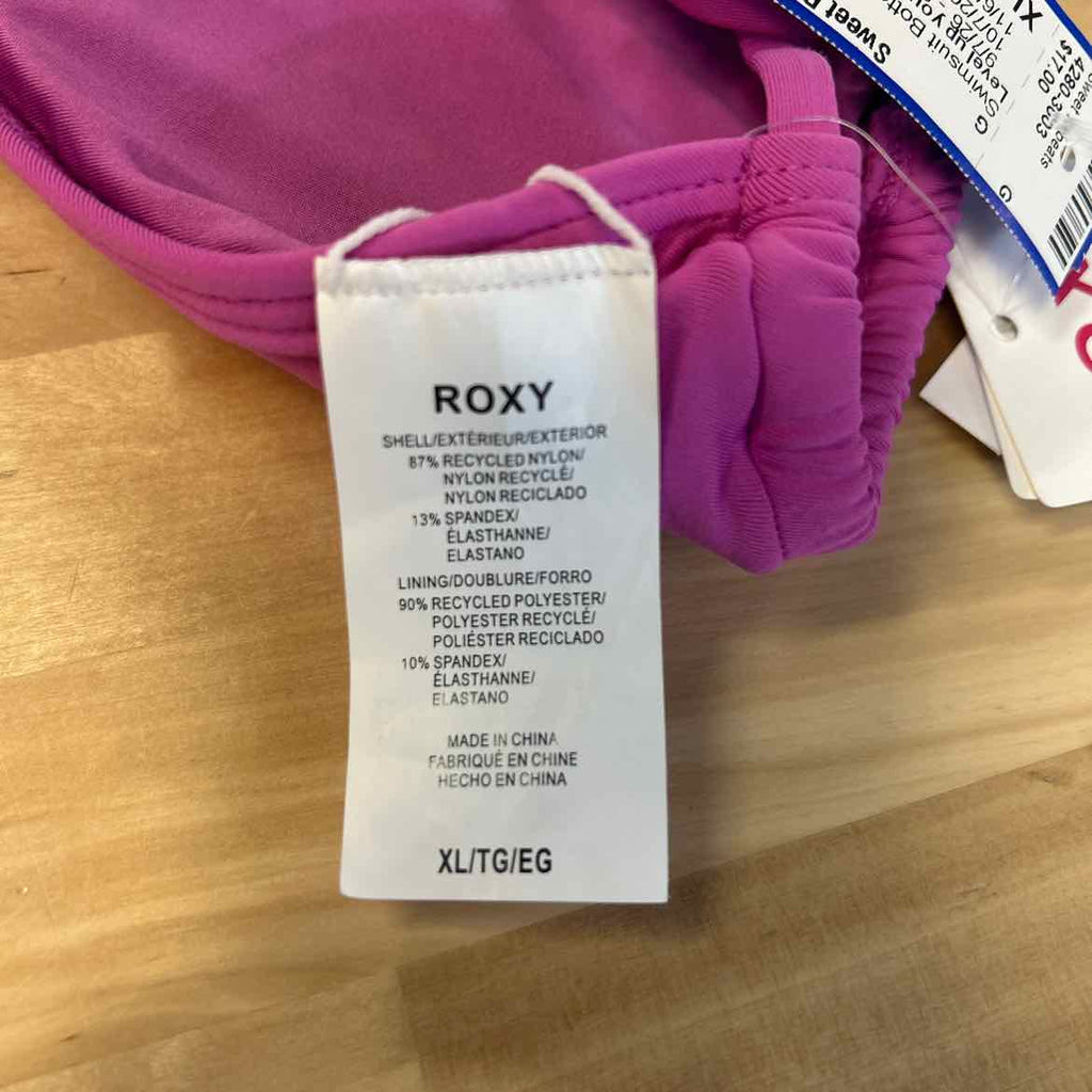 Roxy Size XL Beach Classics Triangle Bikini Top