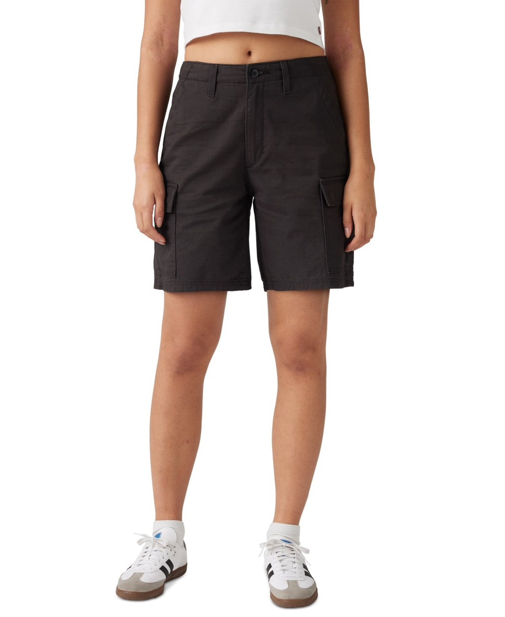 Levi's Women Size 24 Black New Shorts