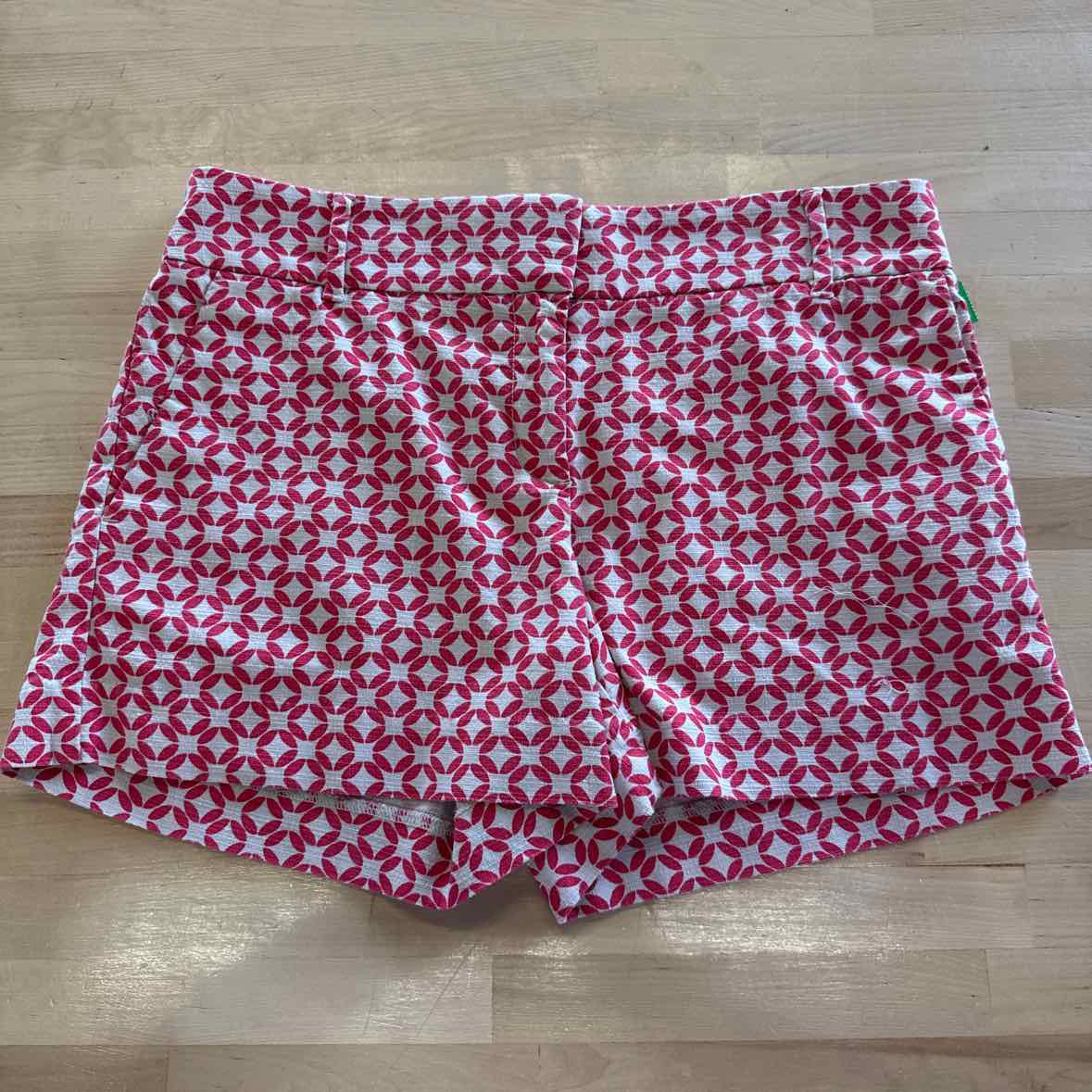 Loft Women Size 2 White Pink Black Preloved Shorts