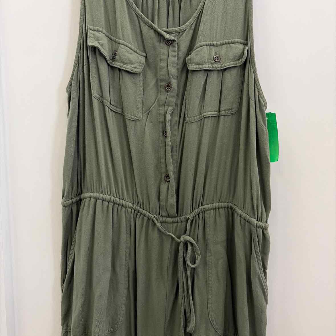 Iris Size 1X Green Preloved Dress