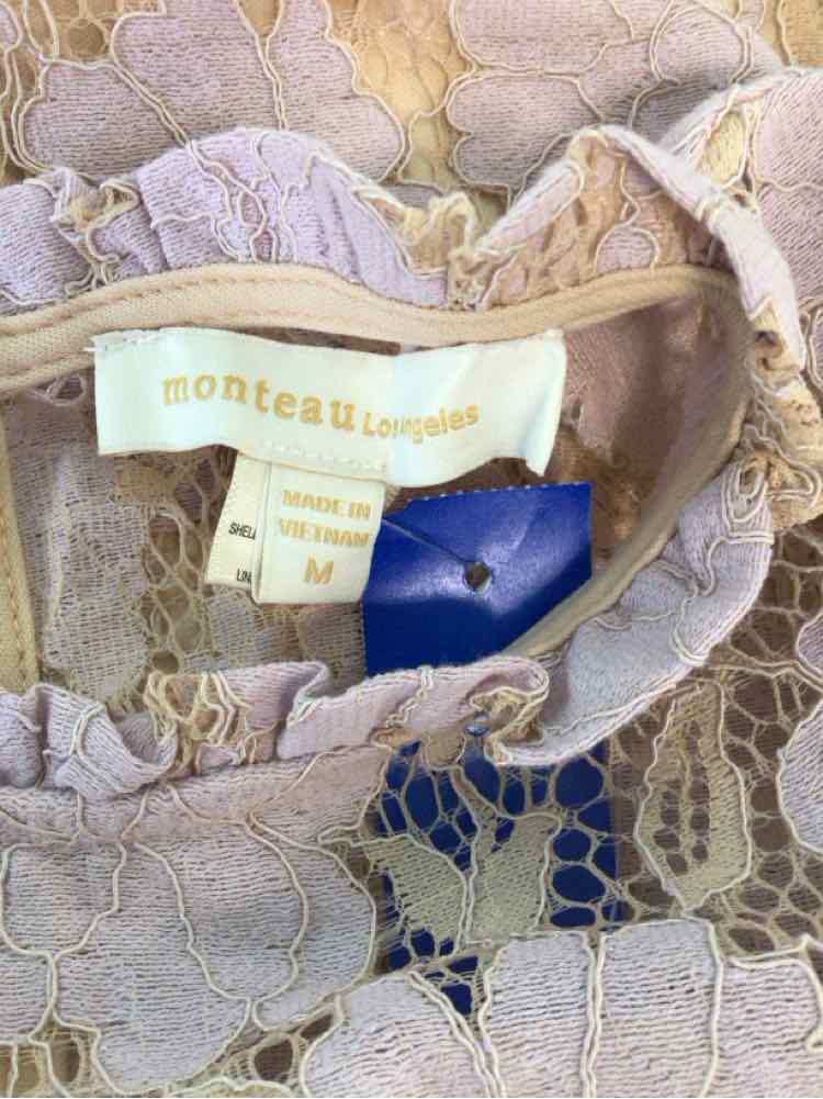 Monteau Size S Pale Pink Sleeveless