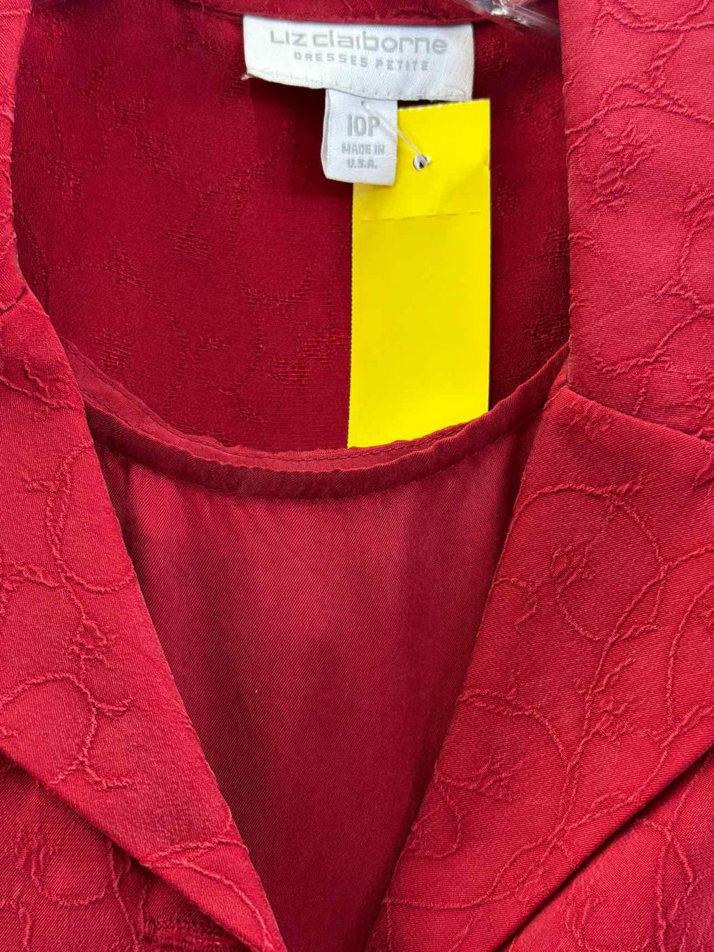 Liz Claiborne Size 10P Red Dress