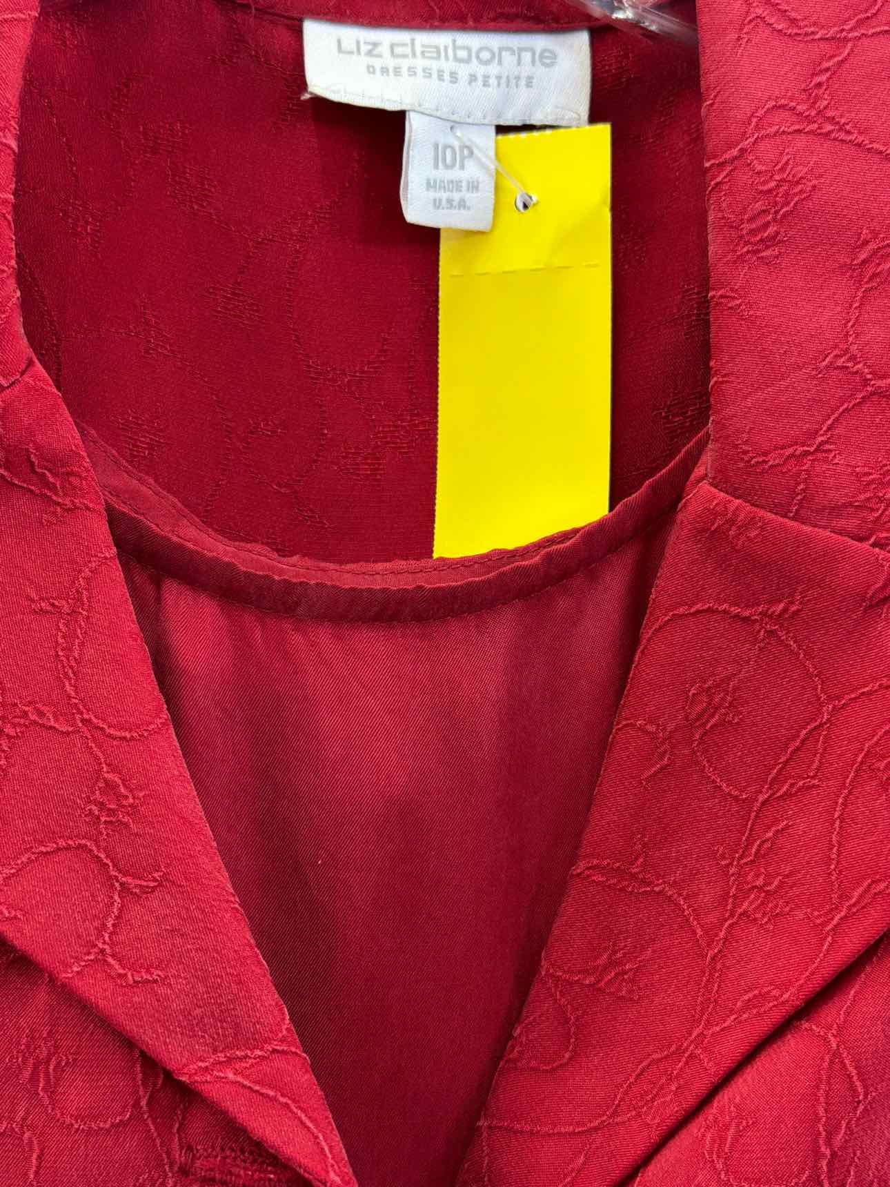 Liz Claiborne Size 10P Red Dress