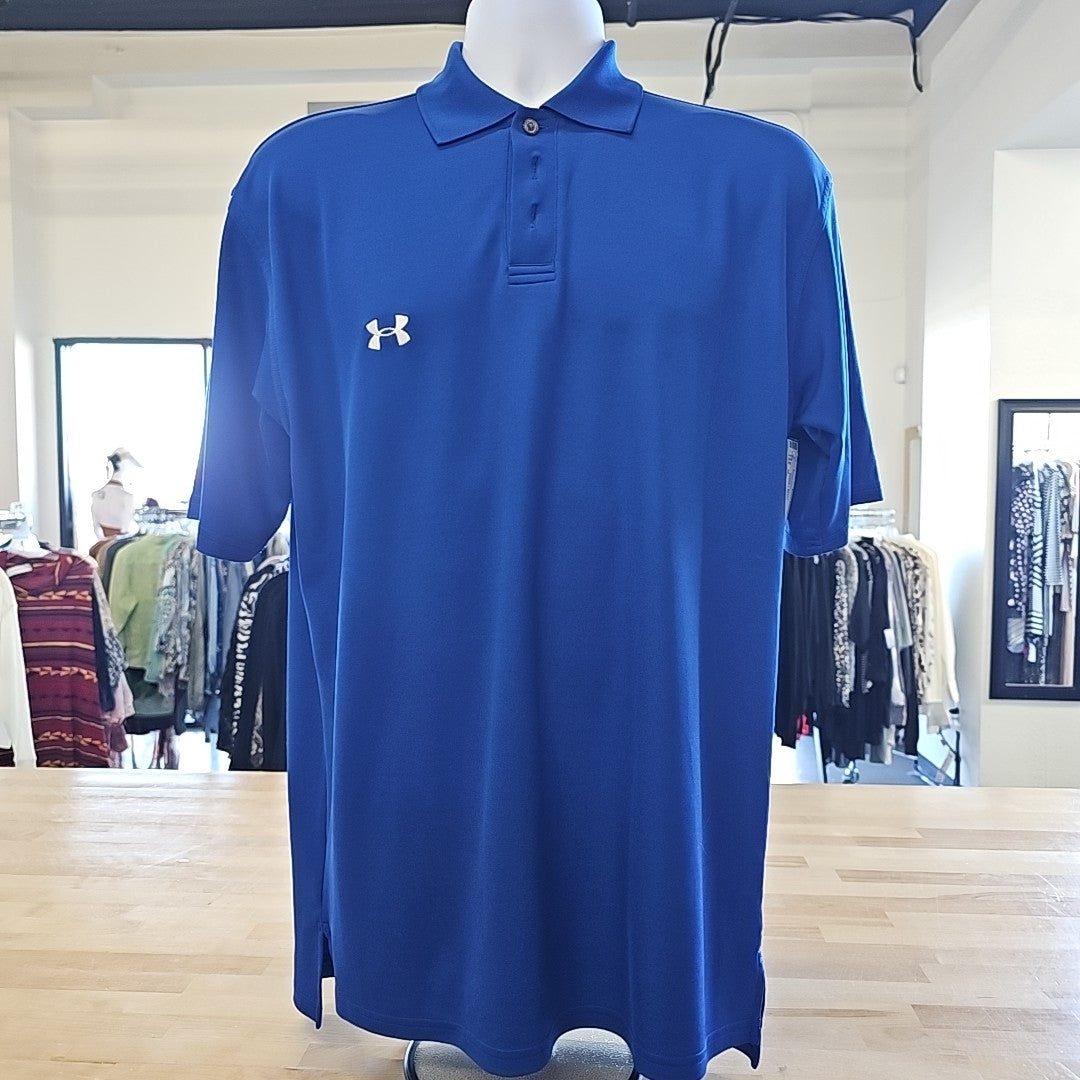 Under Armour Men's Size M Blue MENS Polo