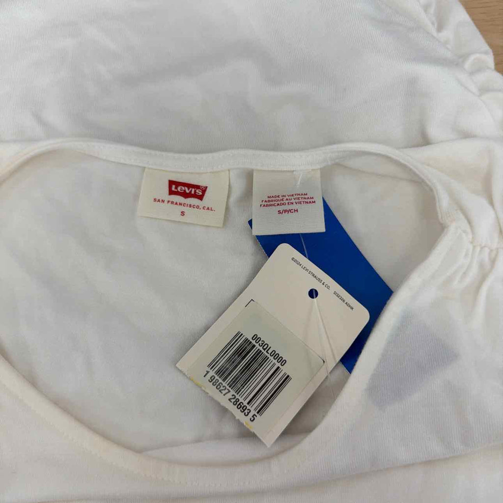 Levi's Size S Crystal Ruched Top