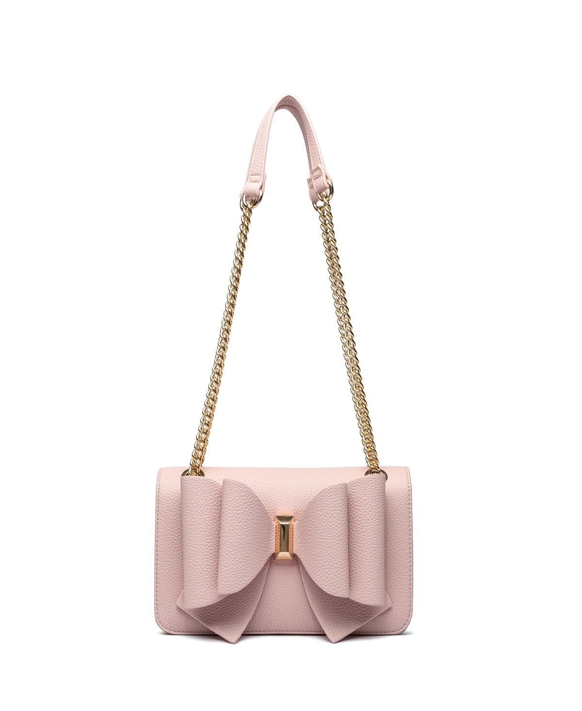 Like Dreams Jane Overlap Bow Crossbody - Blush