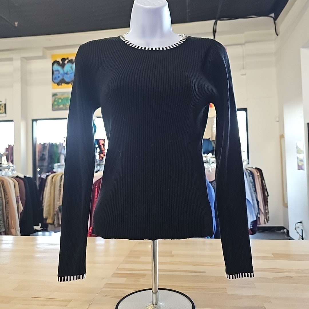 Merokeety Size L Black Preloved Long Sleeve