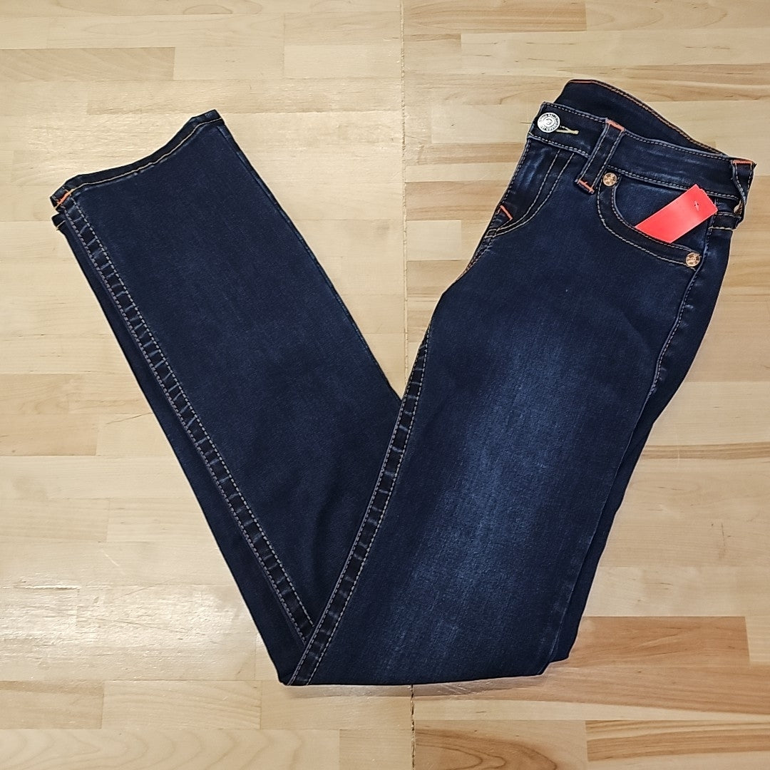 True Religion Size 28 Blue Denim Used Jeans