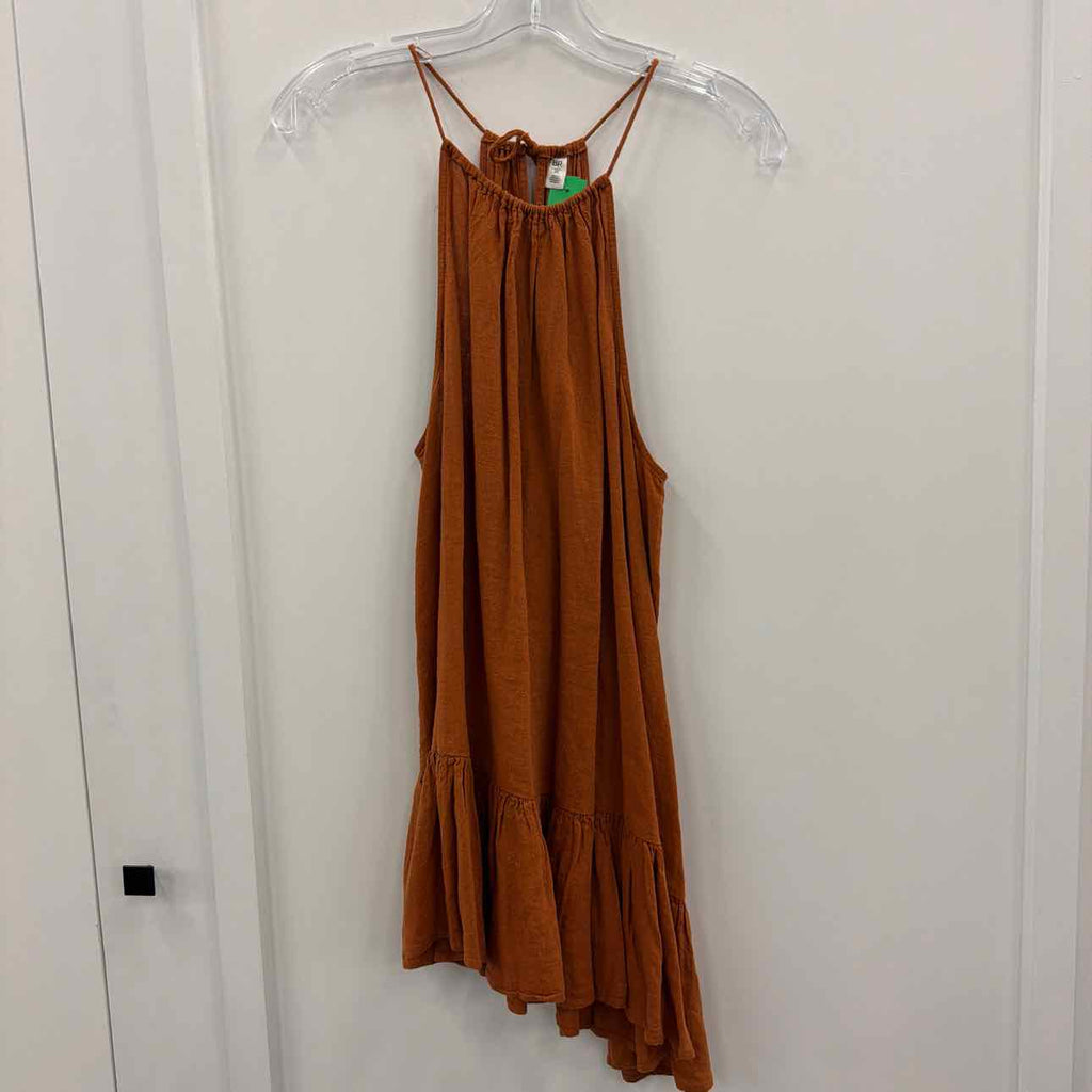 BP Size M Orange Preloved Mini Dress
