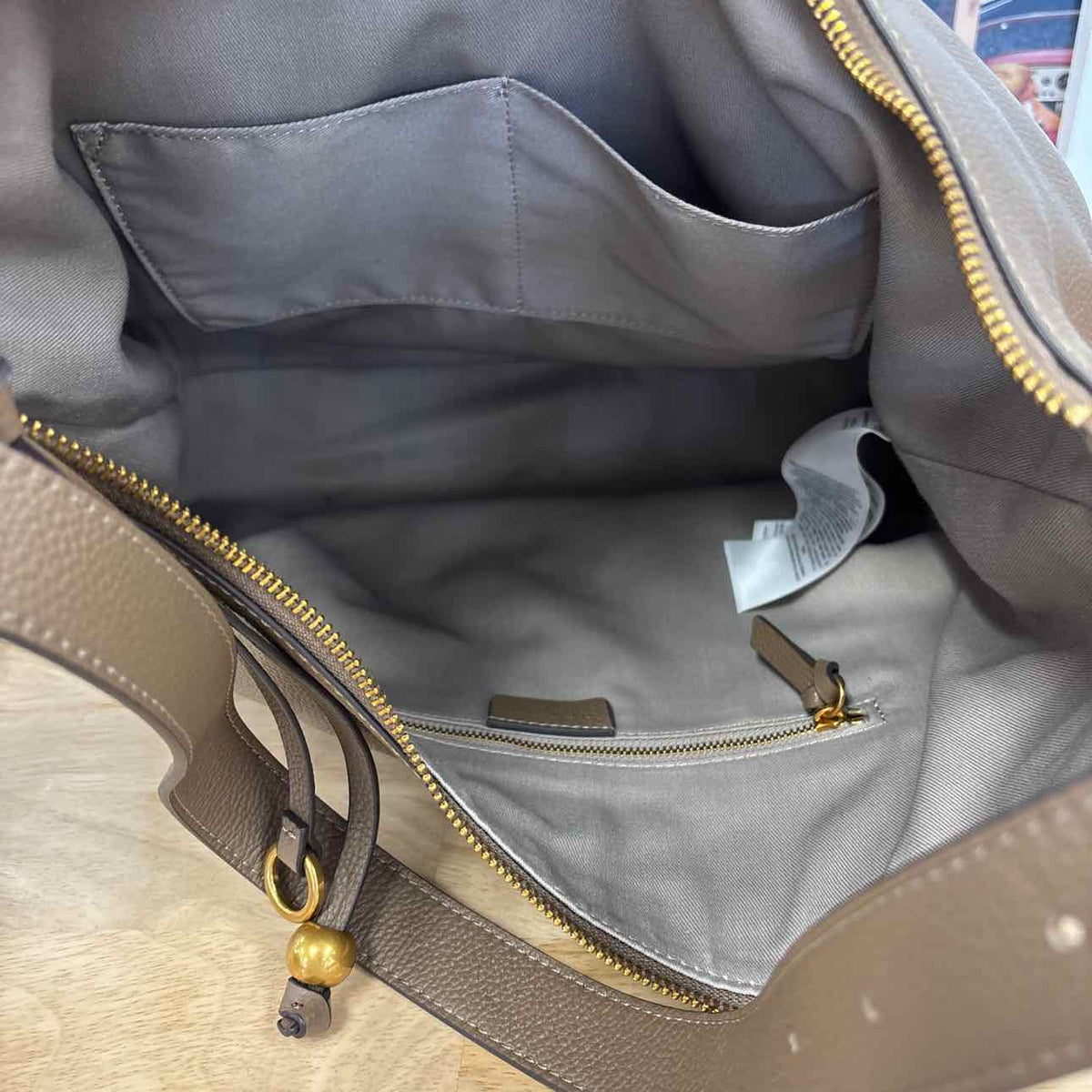 Rag & Bone Brown Pebbled Leather Preloved Handbag