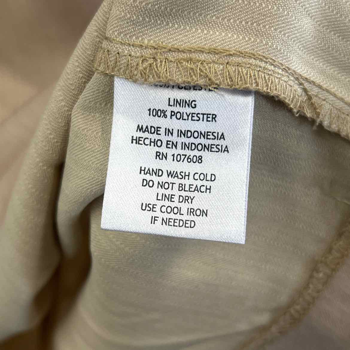 KarinStevens Size 8 Beige Preloved Dress