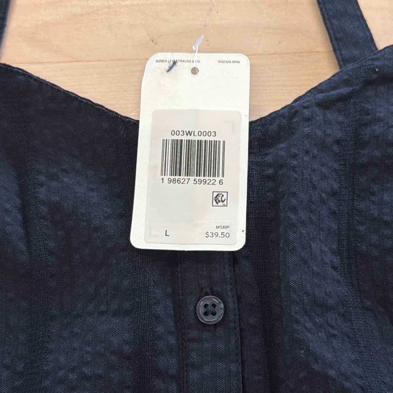 Levi's Size L Black New Tank