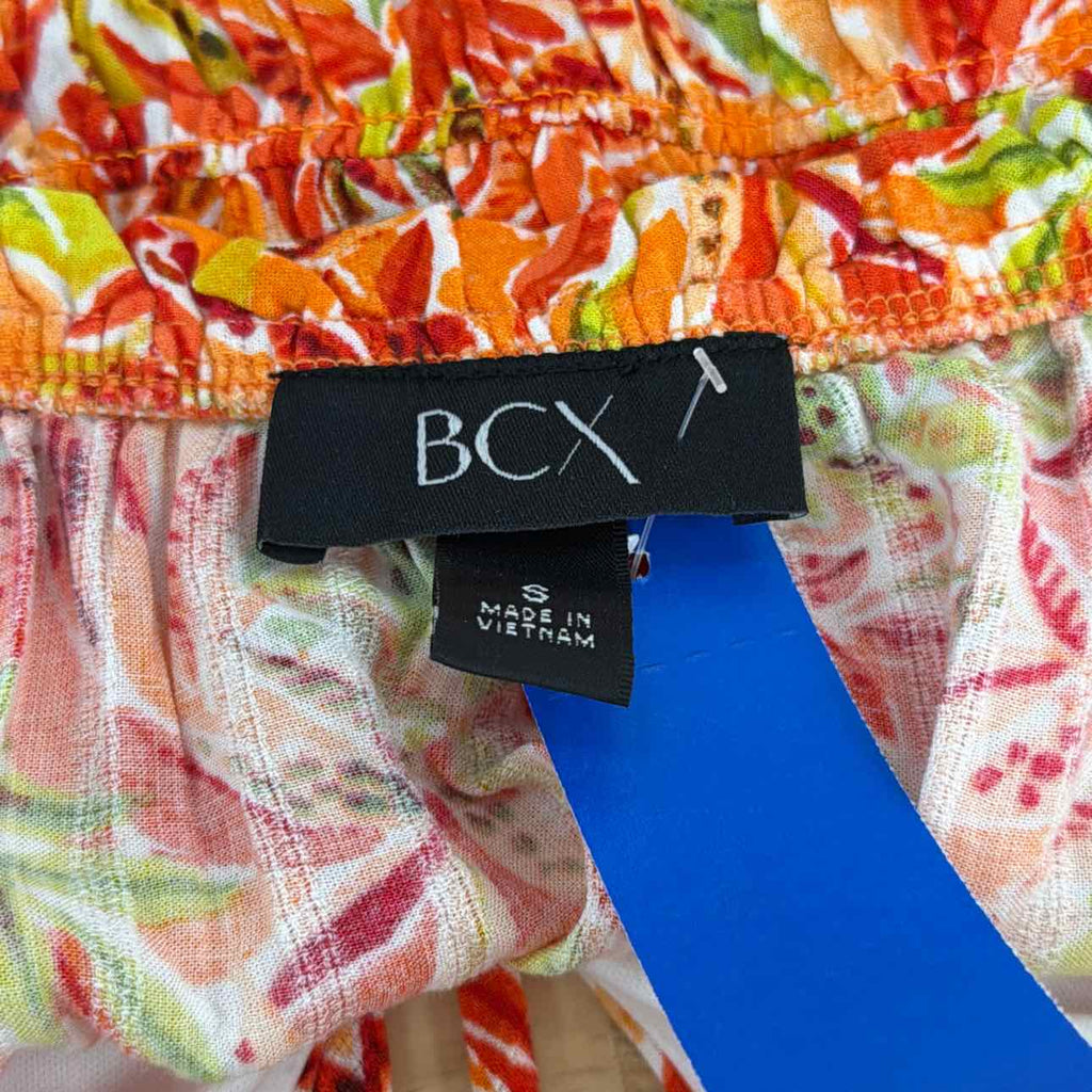 BCX Size S Printed Sleeveless Top