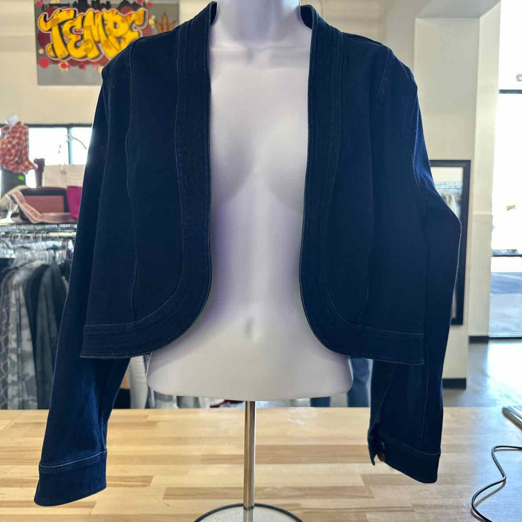 Soft Surroundings Size L Blue Jacket