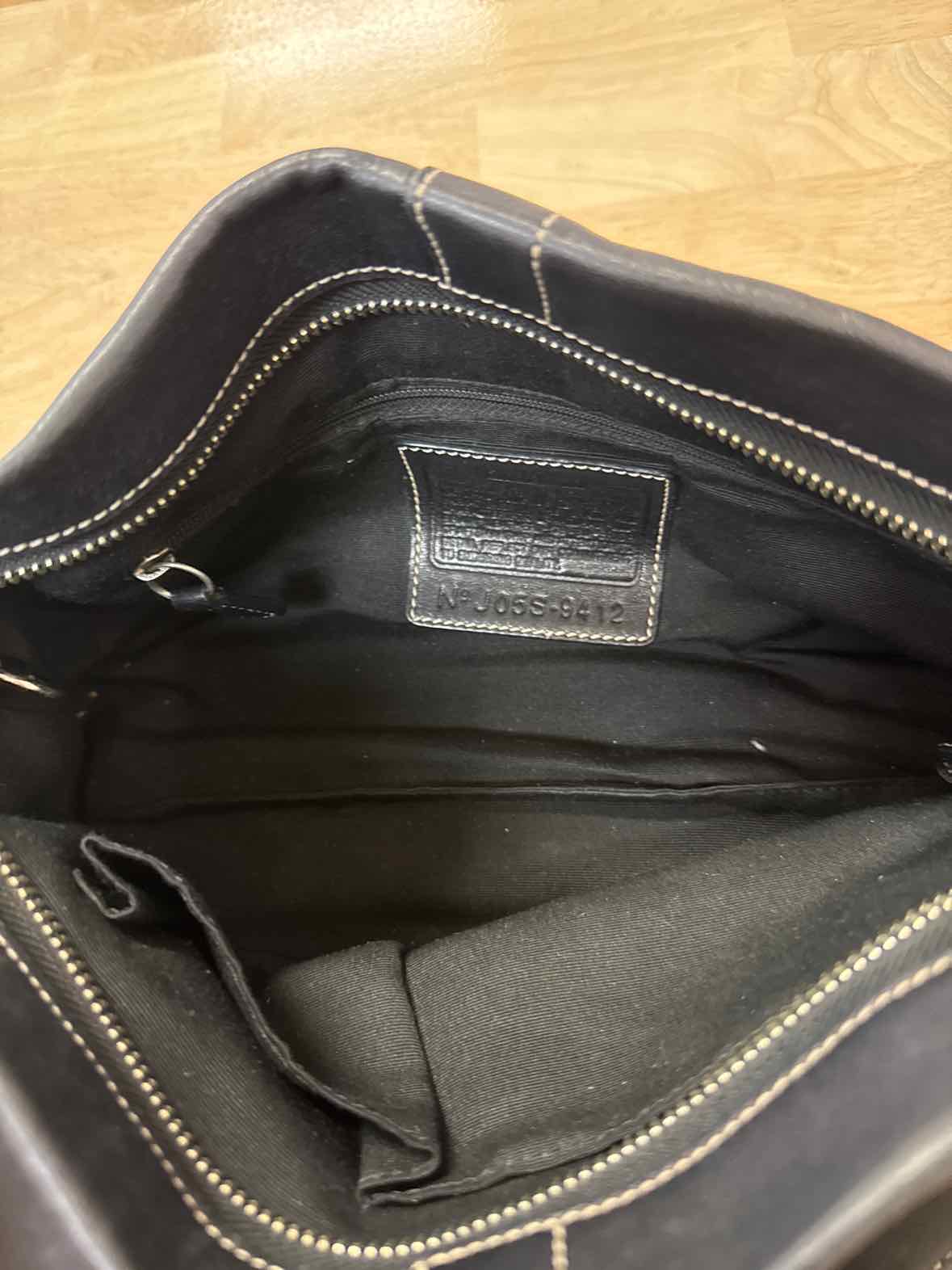 Coach Black Soho Leather 4 Way Crossbody Y2K Vintage Handbag