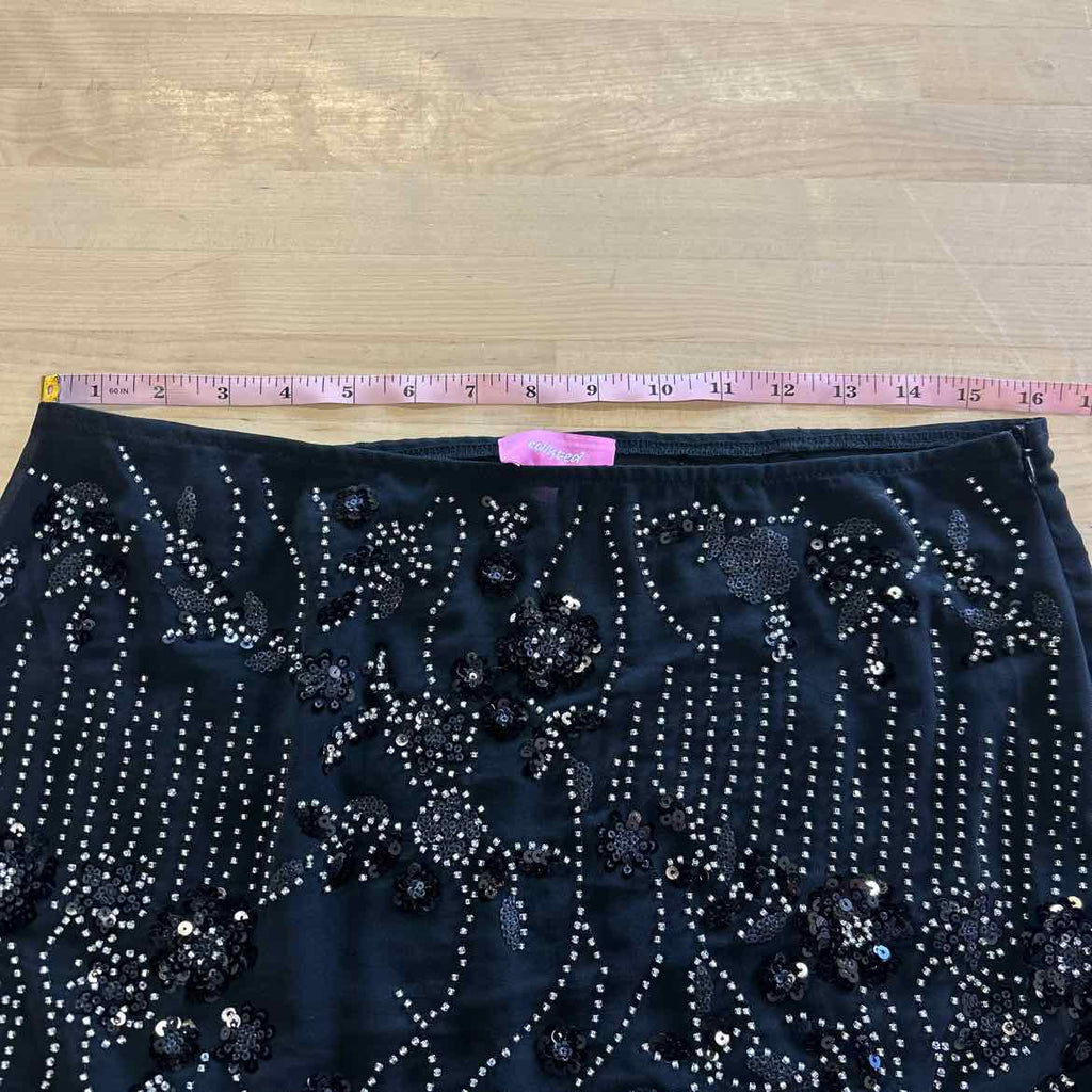 Edikted Size M Black Preloved Skirt