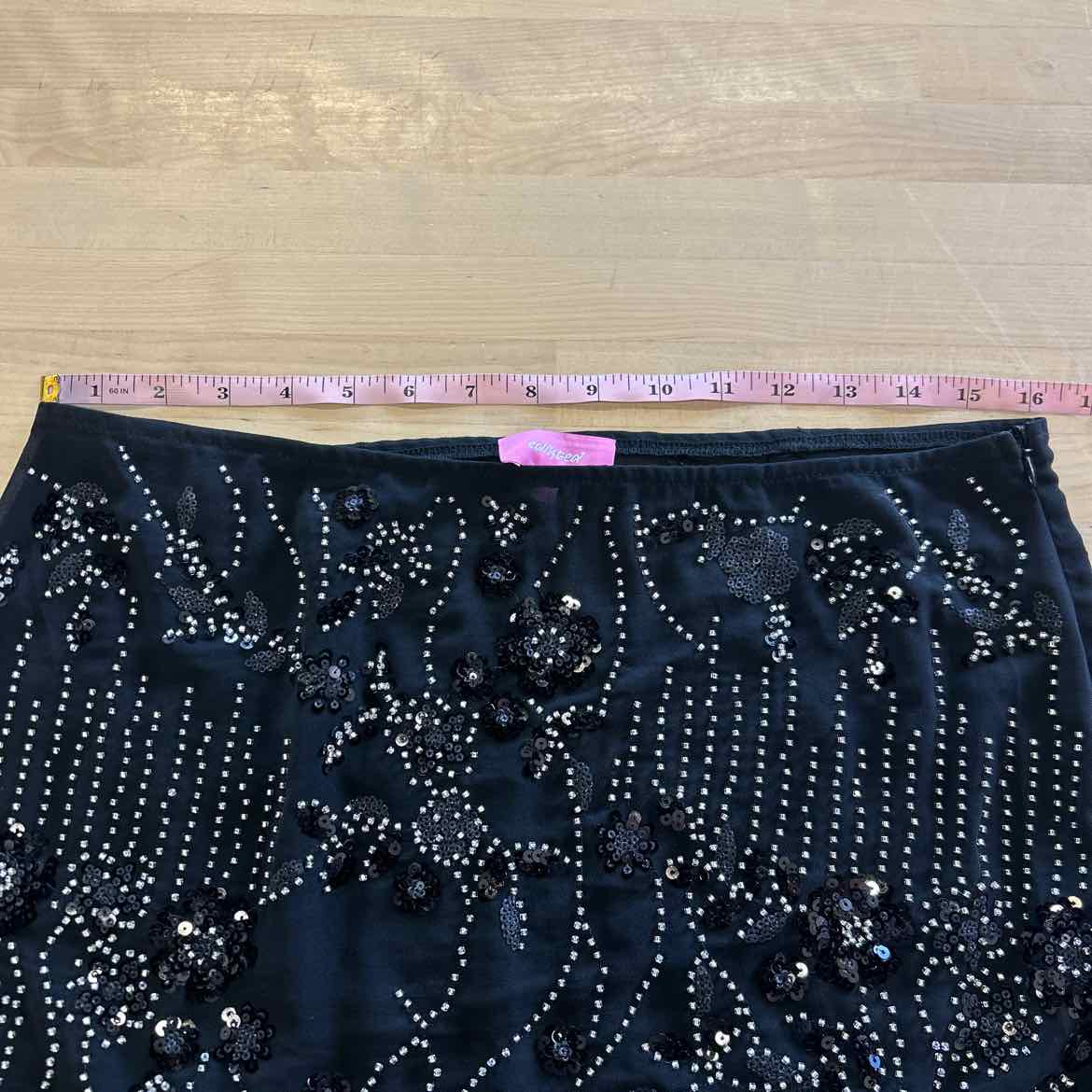 Edikted Size M Black Preloved Skirt