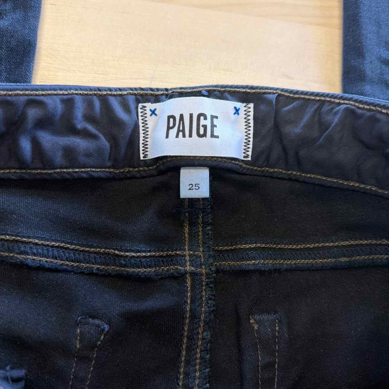 Paige Size 25 Dark BLue Preloved Jeans