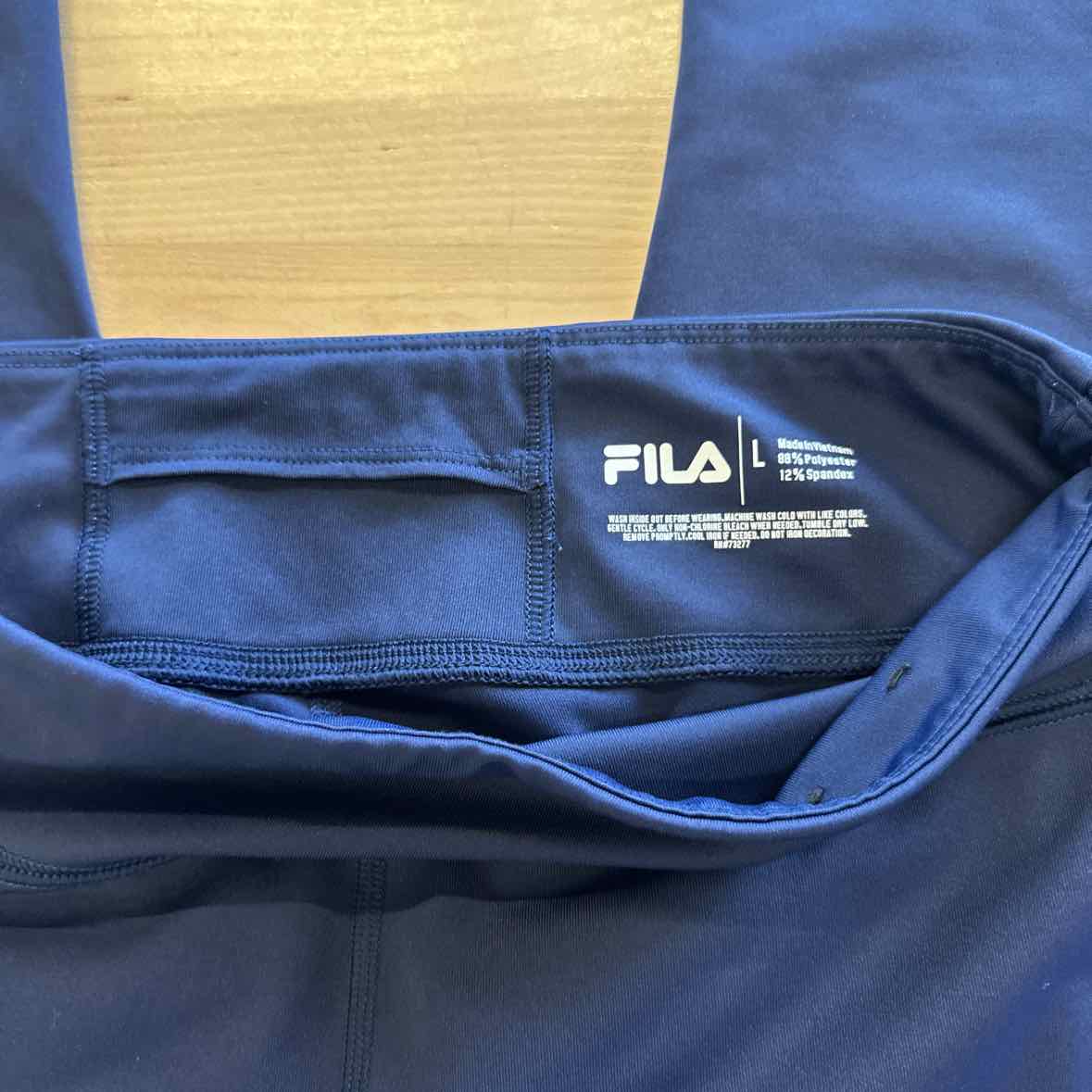 Fila Size L Blue Leggings
