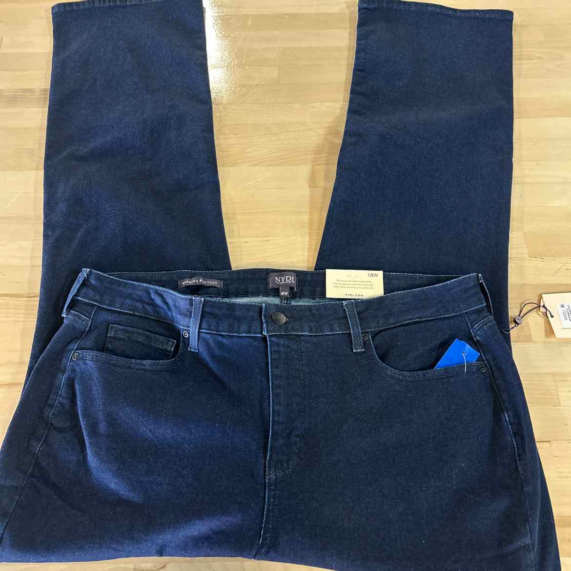 NYDJ Size 18W Plus Size Barbara Bootcut Jean