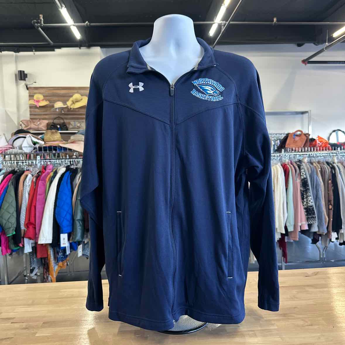 Under Armour Size XL Blue MENS Athletic Jacket