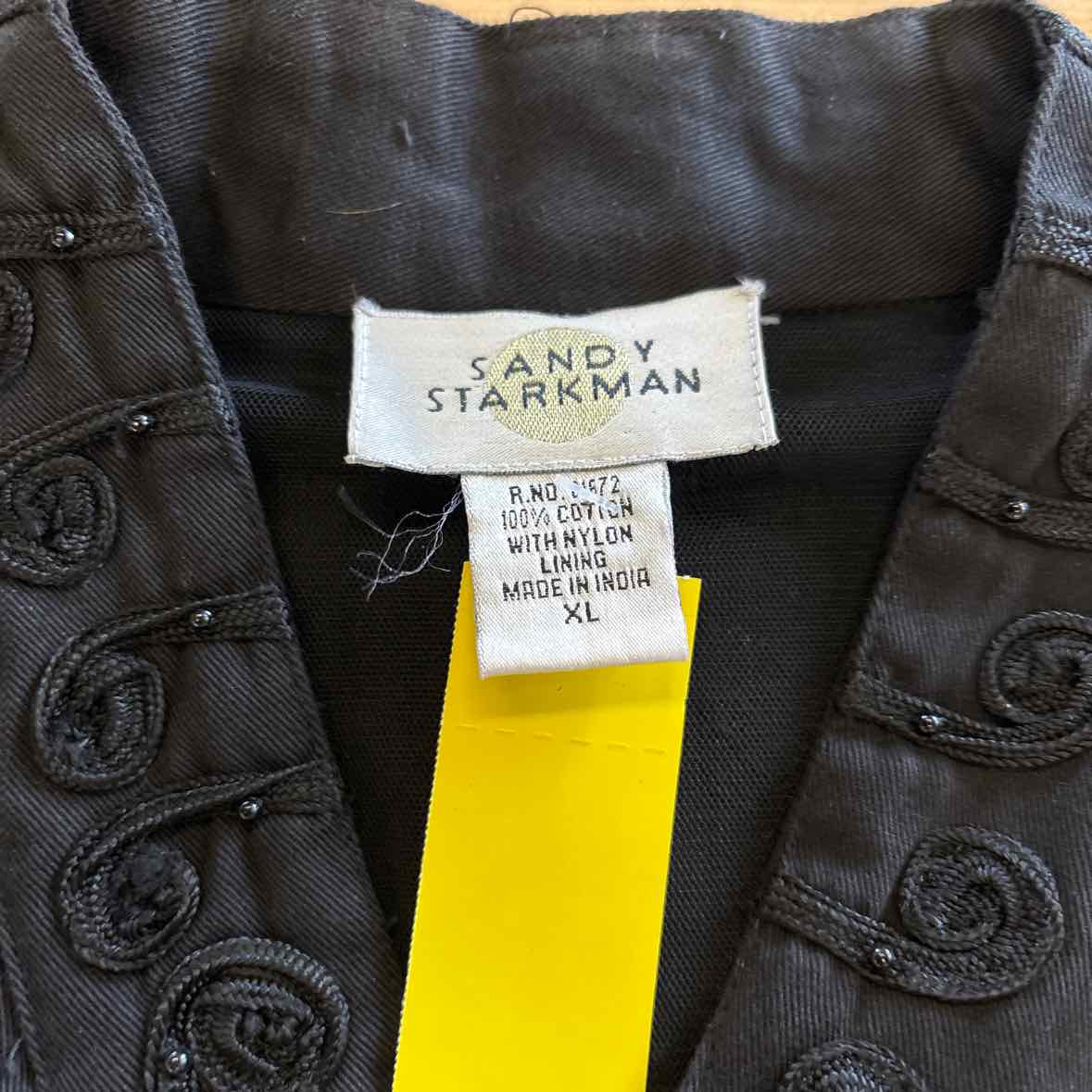 Sandy Starkman Size XL Black Jacket