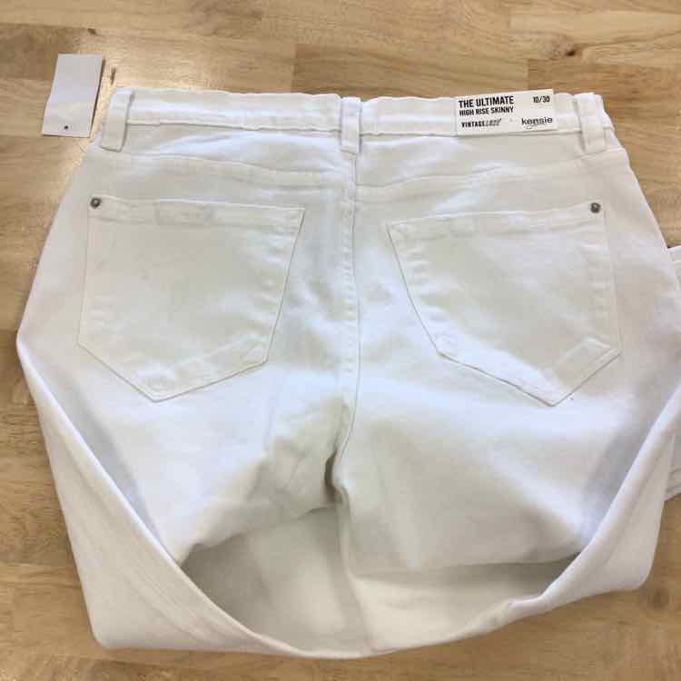 Kensie Size 10 White Jeans
