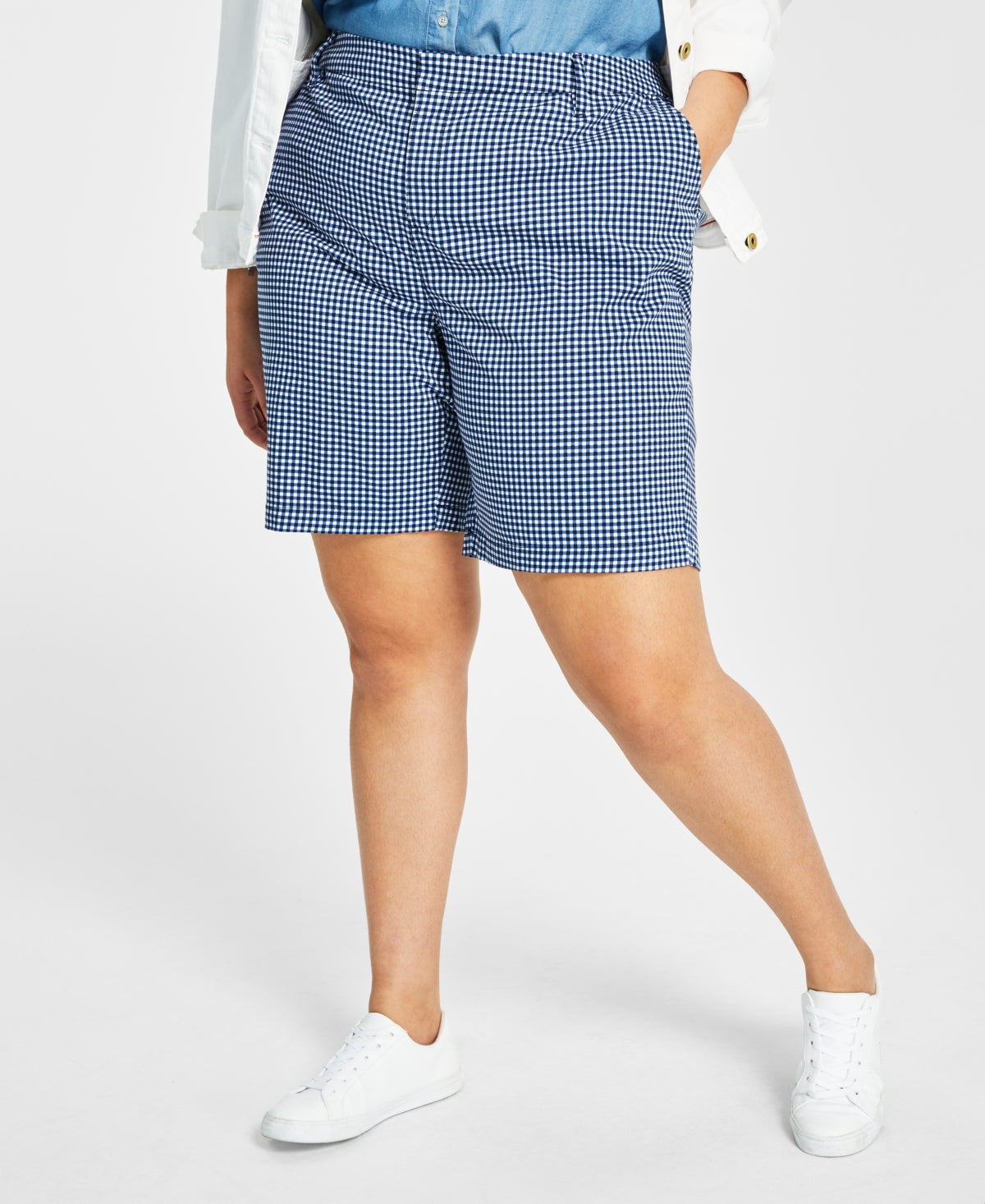 Tommy Hilfiger Size 22 Blue/White New Shorts