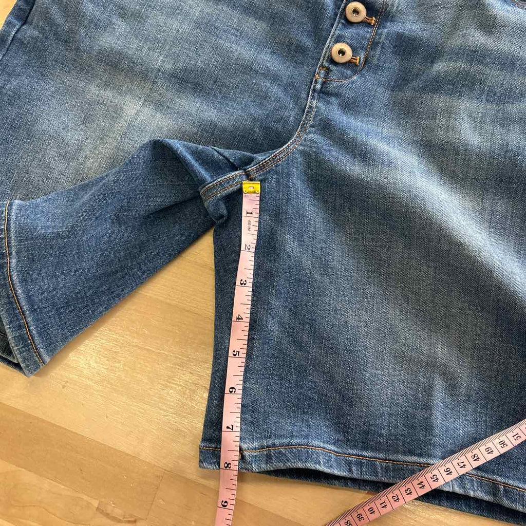 J Jill Women Size 14 Blue Denim Preloved Shorts
