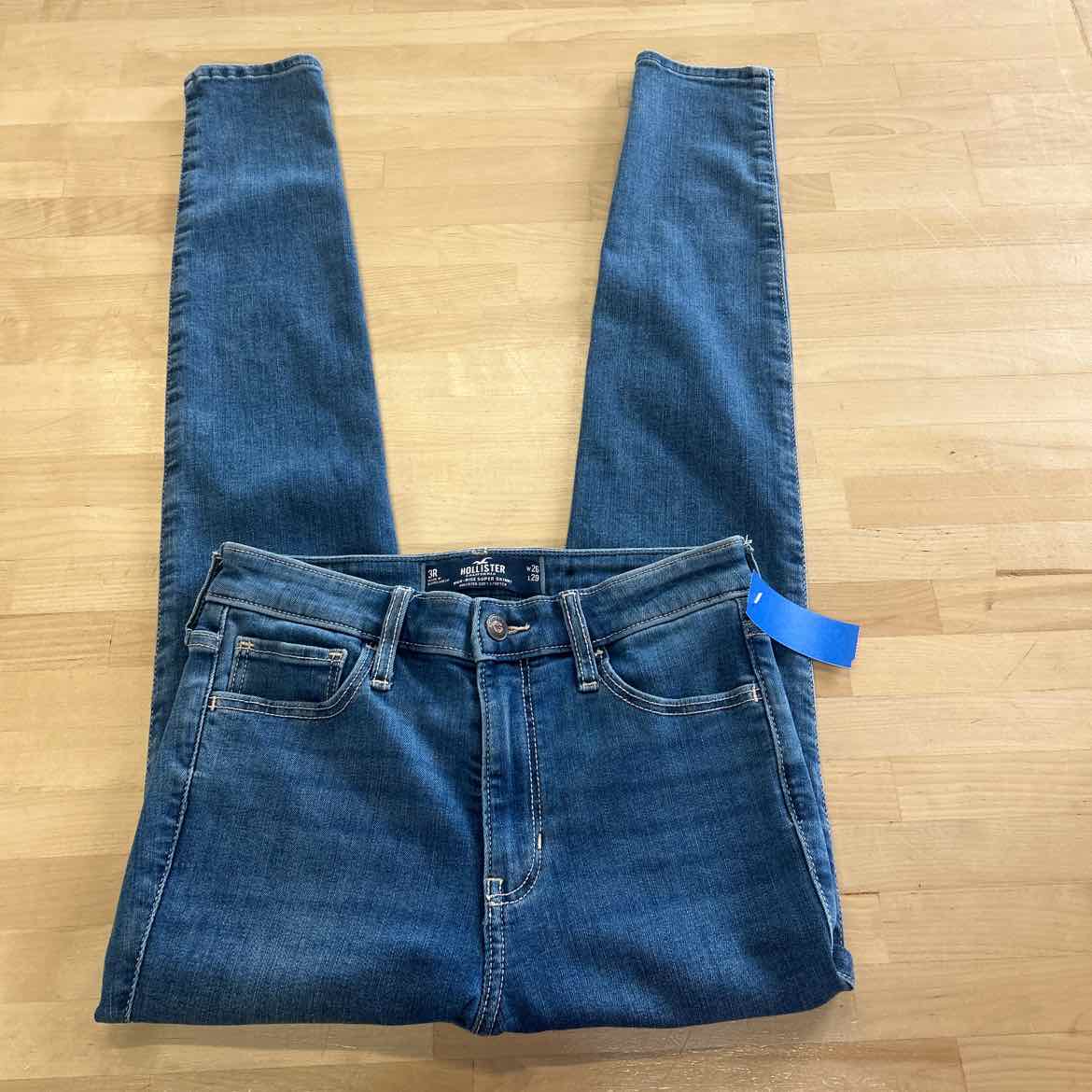 Hollister Size 3 Blue Denim Preloved Jeans
