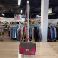 Michael Kors Red Rectangle Leather Preloved Handbag