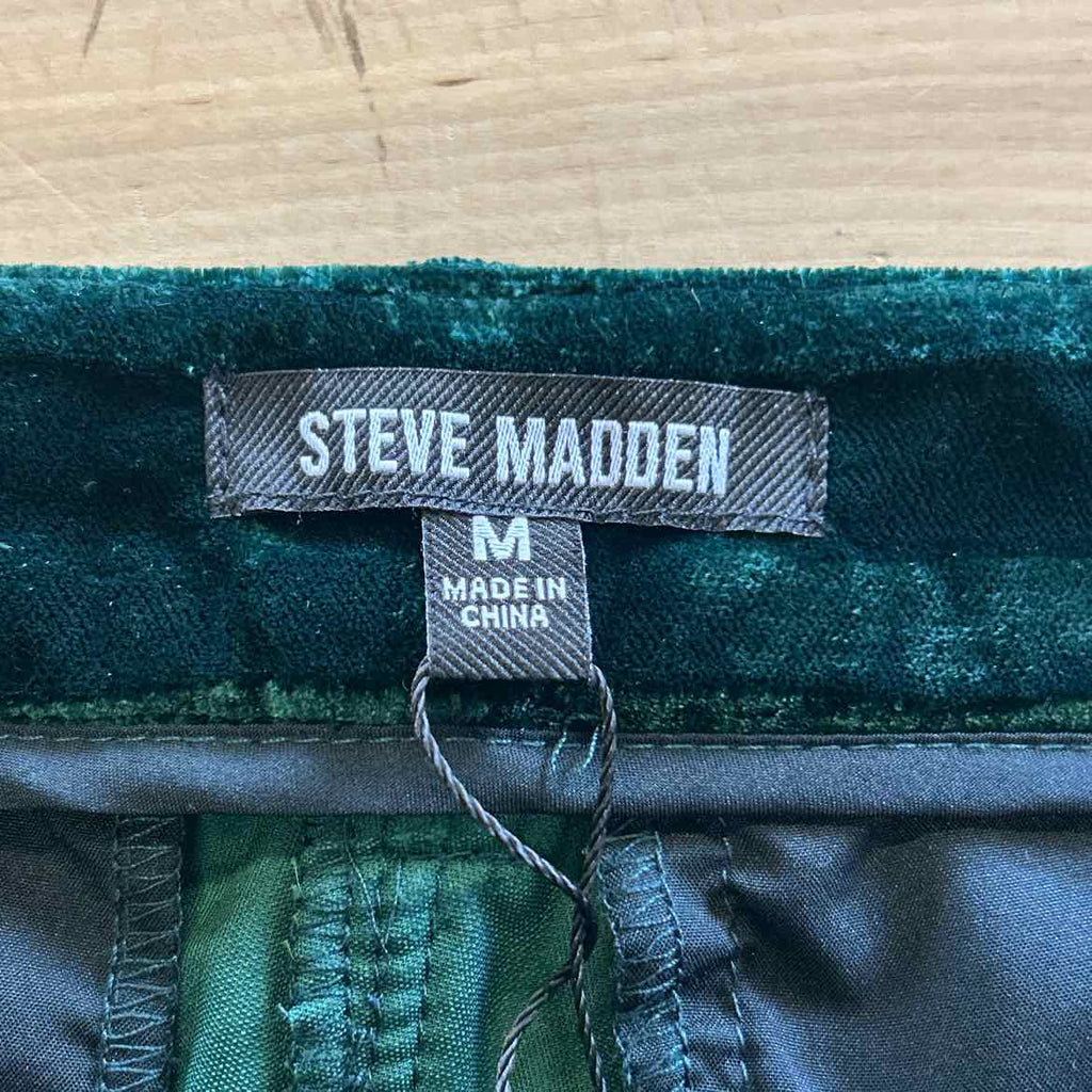 Steve Madden Women's Mercer Velvet Straight-Leg Pants
