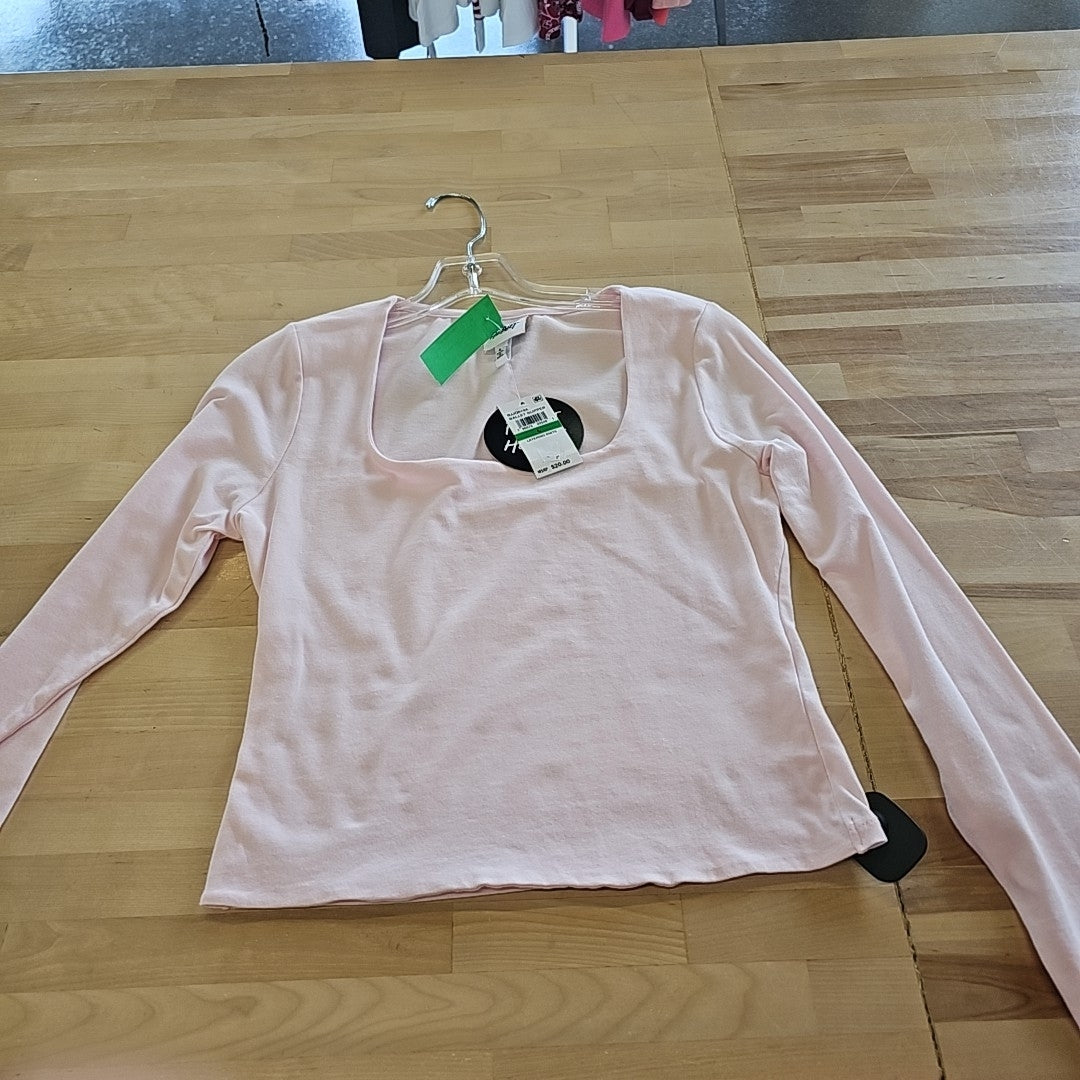 Planet Heart Junior's Square-Neck Long-Sleeve Tee - Ballet Sli