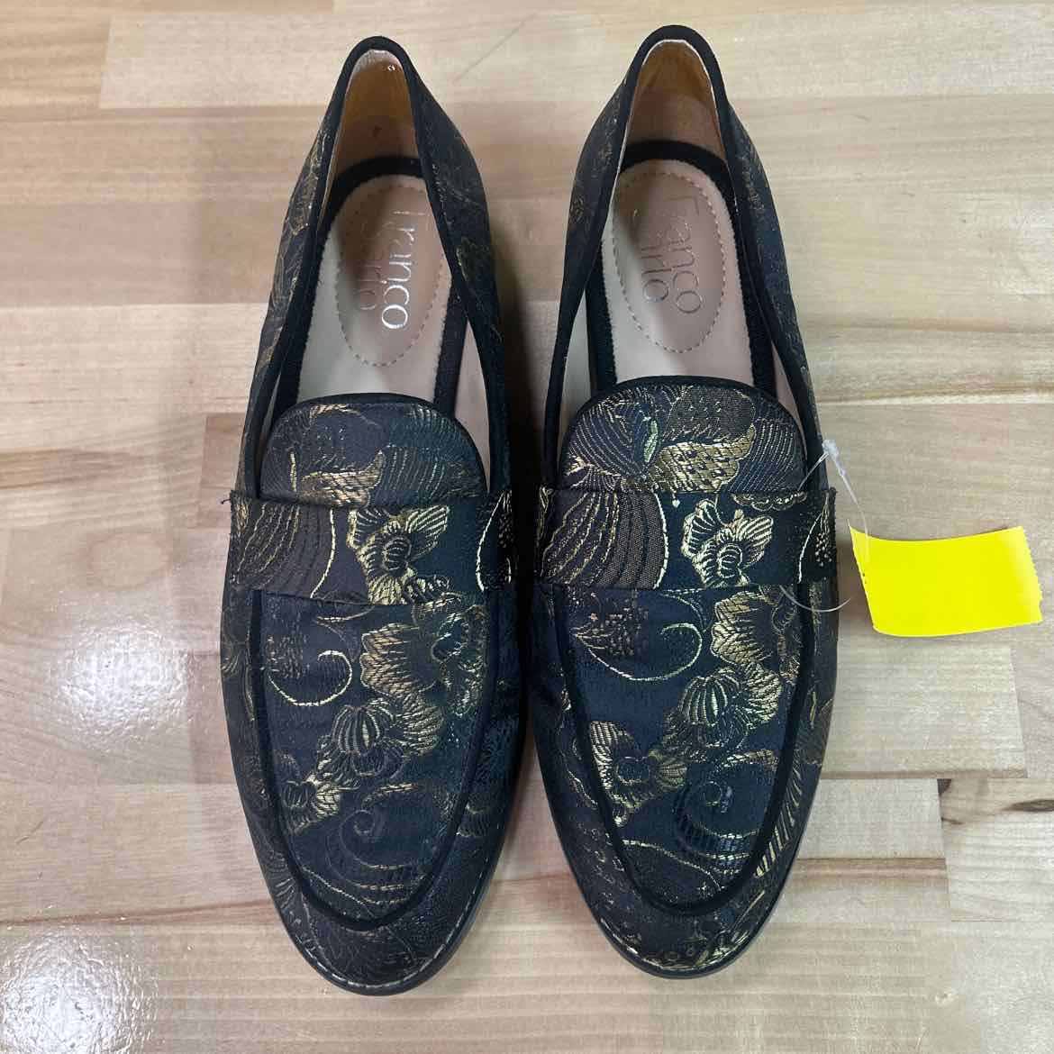 Franco Sarto Size 7 Black Preloved Loafers